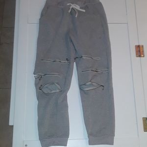 Zippered Sweats Super Cute